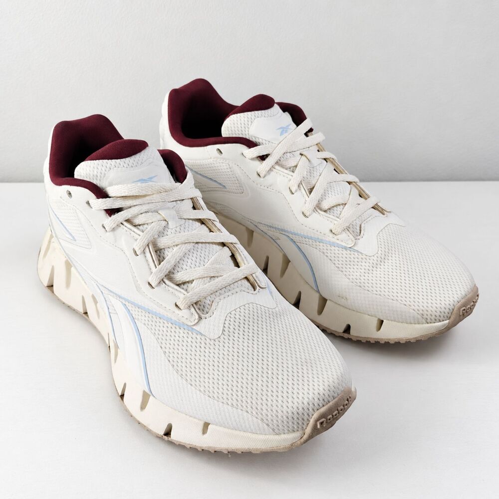 Reebok Zig Dynamica 4 Sneaker Women's US 8.5 Chalk Feegoo Running Shoes